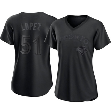 Lloyd Moseby Women's Toronto Blue Jays Alternate Jersey - Black Holographic  Replica